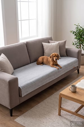 Bohem Dekoratif Koltuk Örtüsü 90x210 cm Kanepe çekyat koruyucu Berjer şalı Gri
