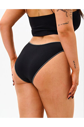 ALYA UNDERWEAR Kadın Külot, Renkli Pamuklu Slip Külotlar Bikini Kesim (5'Lİ PAKET) Çok Renkli