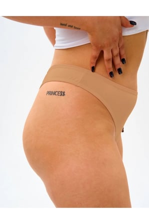 ALYA UNDERWEAR Kadın Pamuklu Tanga Külot - 5'li Paket, XL, P07