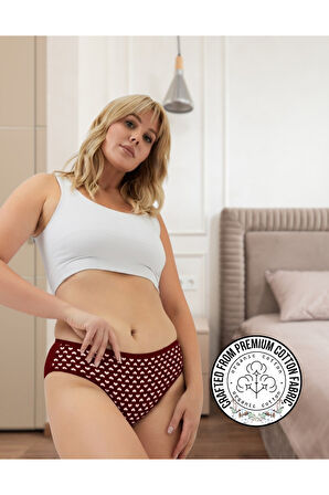 ALYA UNDERWEAR Anne Kız Kombin Pamuklu Külot - Beyaz Slip İç Çamaşırı - 5'li Paket