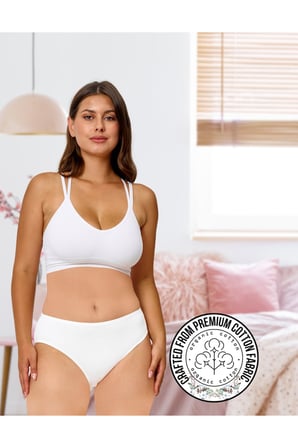 ALYA UNDERWEAR Kadın Külot Basic Slip Renkli Pamuklu Iç Çamaşırı 10'lu Paket