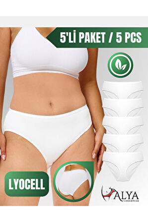 ALYA UNDERWEAR Kadın Külot, Lyocell Kumaş Külot, Ter Emici Rahat ve Dayanıklı Kadın İç Çamaşırı, Liyosel Slip