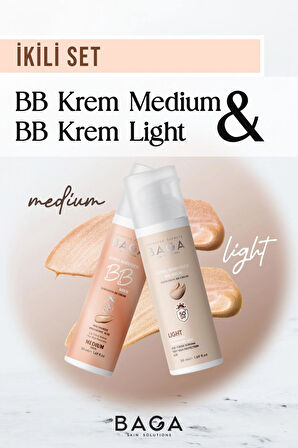 Baga BB Krem Light & BB Krem Medium İkili Set