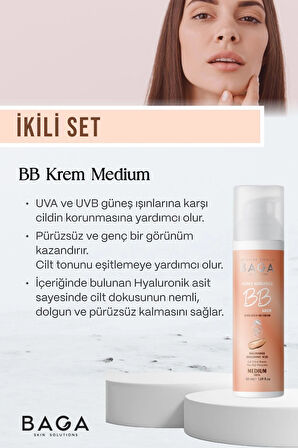 Baga BB Krem Light & BB Krem Medium İkili Set