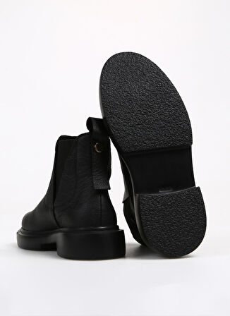 Manijero Siyah Kadın Deri Bot Paola