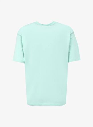 Jeep Mint Erkek Bisiklet Yaka Loose Fit Baskılı T-Shirt C4SM-TST4540