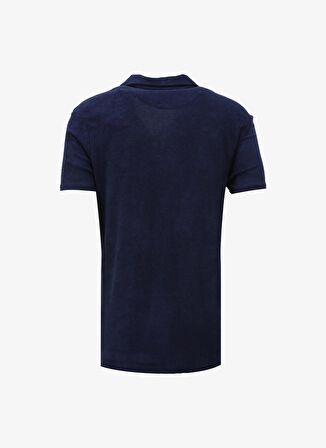 Fabrika Düz Lacivert Erkek Polo T-Shirt F4SM-TST 0981