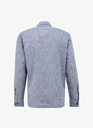 Fabrika Comfort İndigo Erkek Düğmeli Regular Fit Gömlek FC4SM-GML 0282