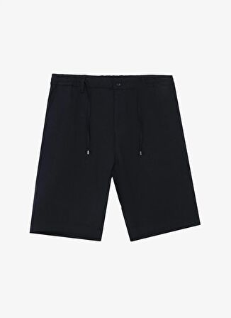Lacivert Erkek Lastikli Regular Fit Bermuda Şort FC4SM-SHT 0928