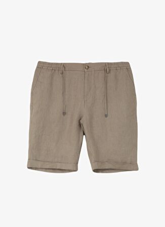 Açık Kahve Erkek Lastikli Regular Fit Bermuda Şort FC4SM-SHT 0928