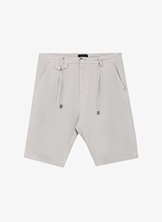 Gri Erkek Bağlamalı Regular Fit Bermuda Şort FC4SM-SHT 0895