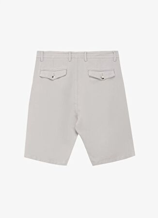 Gri Erkek Bağlamalı Regular Fit Bermuda Şort FC4SM-SHT 0895