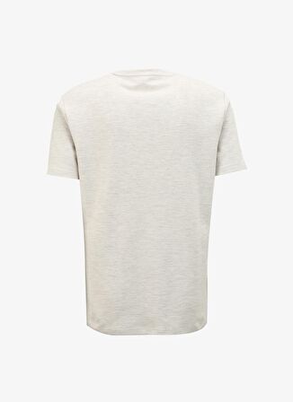 Fabrika Bisiklet Yaka Düz Bej Erkek T-Shirt F4SM-TST 0714