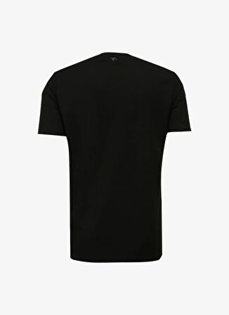 Fabrika Bisiklet Yaka Düz Siyah Erkek T-Shirt F4SM-TST 0740