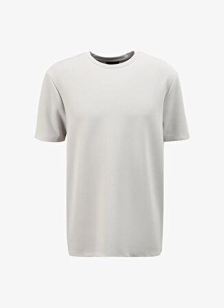 Fabrika Taş Erkek Bisiklet Yaka Relaxed T-Shirt F4SM-TST 0426