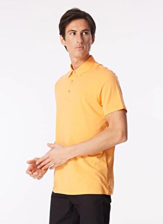 Açık Turuncu Erkek Polo Yaka Regular Fit Polo T-Shirt FC4SM-TST 0250