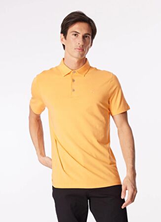 Açık Turuncu Erkek Polo Yaka Regular Fit Polo T-Shirt FC4SM-TST 0250