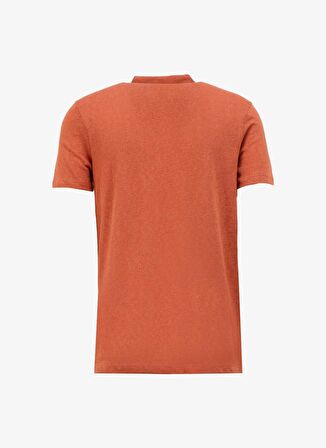 Fabrika Düz Kiremit Erkek Polo T-Shirt F4SM-TST 0183