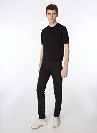 Fabrika Normal Bel Dar Paça Skinny Fit Siyah Erkek Denim Pantolon F4SM-PNT 101
