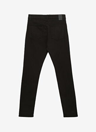 Fabrika Düşük Bel Dar Paça Skinny Fit Siyah Erkek Denim Pantolon F4SM-PNT 101