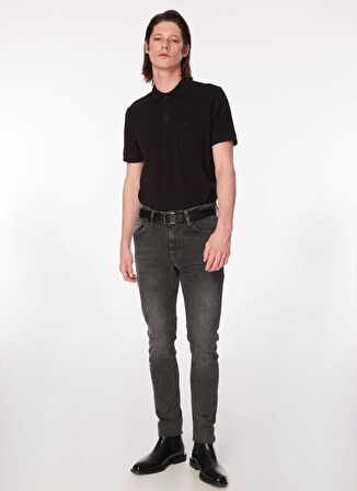 Fabrika Normal Bel Dar Paça Skinny Fit Gri Erkek Denim Pantolon F4SM-PNT 104