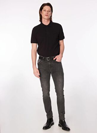 Fabrika Normal Bel Dar Paça Skinny Fit Gri Erkek Denim Pantolon F4SM-PNT 104