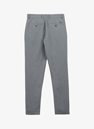Lastikli Bel Dar Paça Lacivert Erkek Chino Pantolon FC4SM-PNT 0783