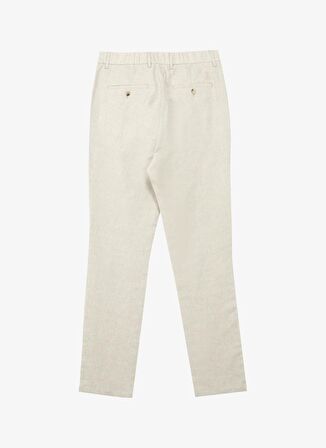 Fabrika Lastikli Bel Normal Paça Bej Erkek Chino Pantolon F4SM-PNT 0441
