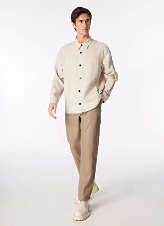 Fabrika Bej Erkek Basic Ceket F4SM-CKT 0773