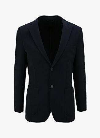 Fabrika Slim Fit Lacivert Erkek Düz Ceket F4SM-CKT 0951