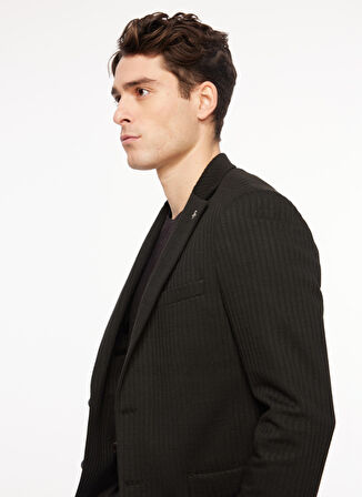 Siyah Erkek Jakarlı Ceket F3WM-CKTF08