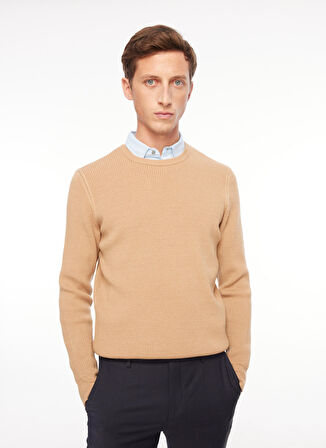 Vizon Erkek Bisiklet Yaka Jakarlı Kazak F3WM-KZK F 17