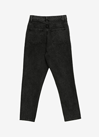 Normal Bel Normal Paça Straight Gri Kadın Denim Pantolon F3WL-PNT W54