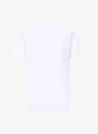 Fabrika Beyaz Kadın V Yaka Basic T-Shirt F4SL-TST0354