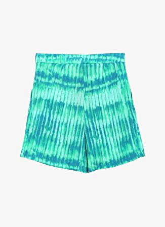 Fabrika Yüksek Bel Basic Yeşil - Çok Renkli Kadın Şort F4SL-SHT0837