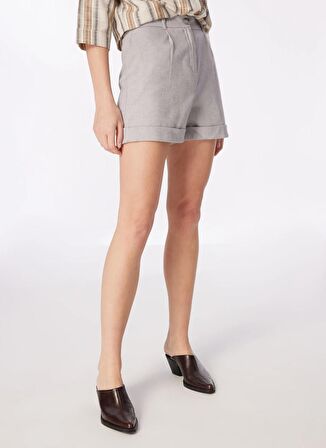 Fabrika Gri Kadın Basic Şort F4SL-SHT0056