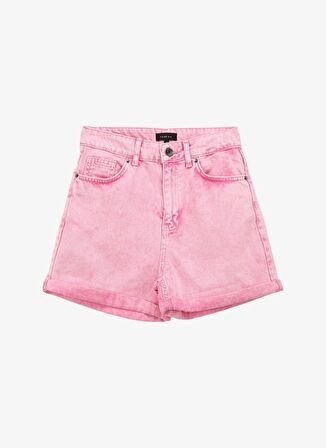 Fabrika Normal Bel Basic Pembe Kadın Şort F4SL-SHT0481