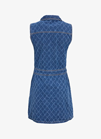 Fabrika İndigo Kadın Mini Denim Elbise F4SL-ELB0552