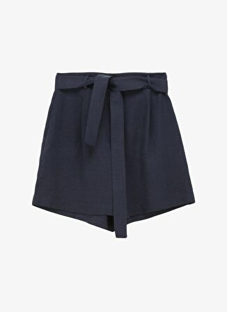Fabrika Normal Bel Basic Lacivert Kadın Şort F4SL-SHT0123