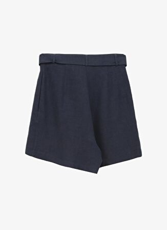 Fabrika Normal Bel Basic Lacivert Kadın Şort F4SL-SHT0123