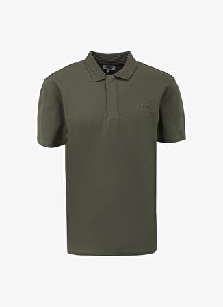 Jeep Haki Erkek Polo Yaka Relaxed Nakışlı Polo T-Shirt C4SM-TST4528