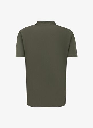 Jeep Haki Erkek Polo Yaka Relaxed Nakışlı Polo T-Shirt C4SM-TST4528