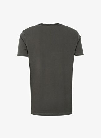 Jeep Haki Erkek Bisiklet Yaka Relaxed T-Shirt C4SM-TST4649