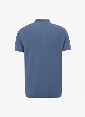 Jeep Mavi Erkek Polo Yaka Relaxed Nakışlı Polo T-Shirt C4SM-TST4580