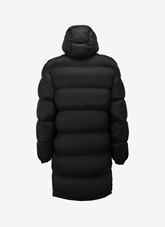 Newbrand Yapay Zeka Siyah Erkek Kapüşonlu Kaban F3WM-KBNF03