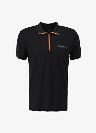 Siyah Erkek Basic UV Apreli Polo T-Shirt D4SM-TST3246