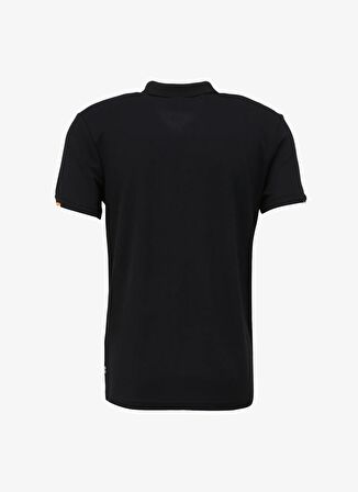 Siyah Erkek Basic UV Apreli Polo T-Shirt D4SM-TST3246