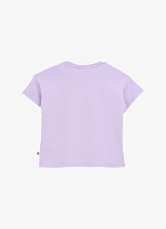 Barbie Baskılı Lila Kız Çocuk T-Shirt BRB4SG-TST6014