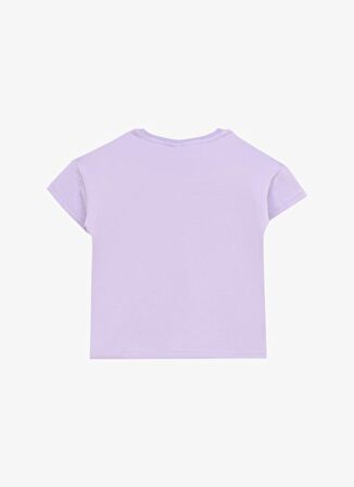 Barbie Baskılı Lila Kız Çocuk T-Shirt BRB4SG-TST6017