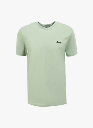 Jeep Mint Erkek Bisiklet Yaka Baskılı T-Shirt J4SM-TST7245